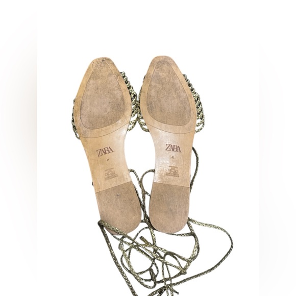Zara Gladiator Sandals - Size 41 (10-10.5) - Picture 2 of 2